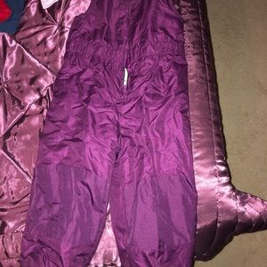 2 pair of snow pants- girl toddler
